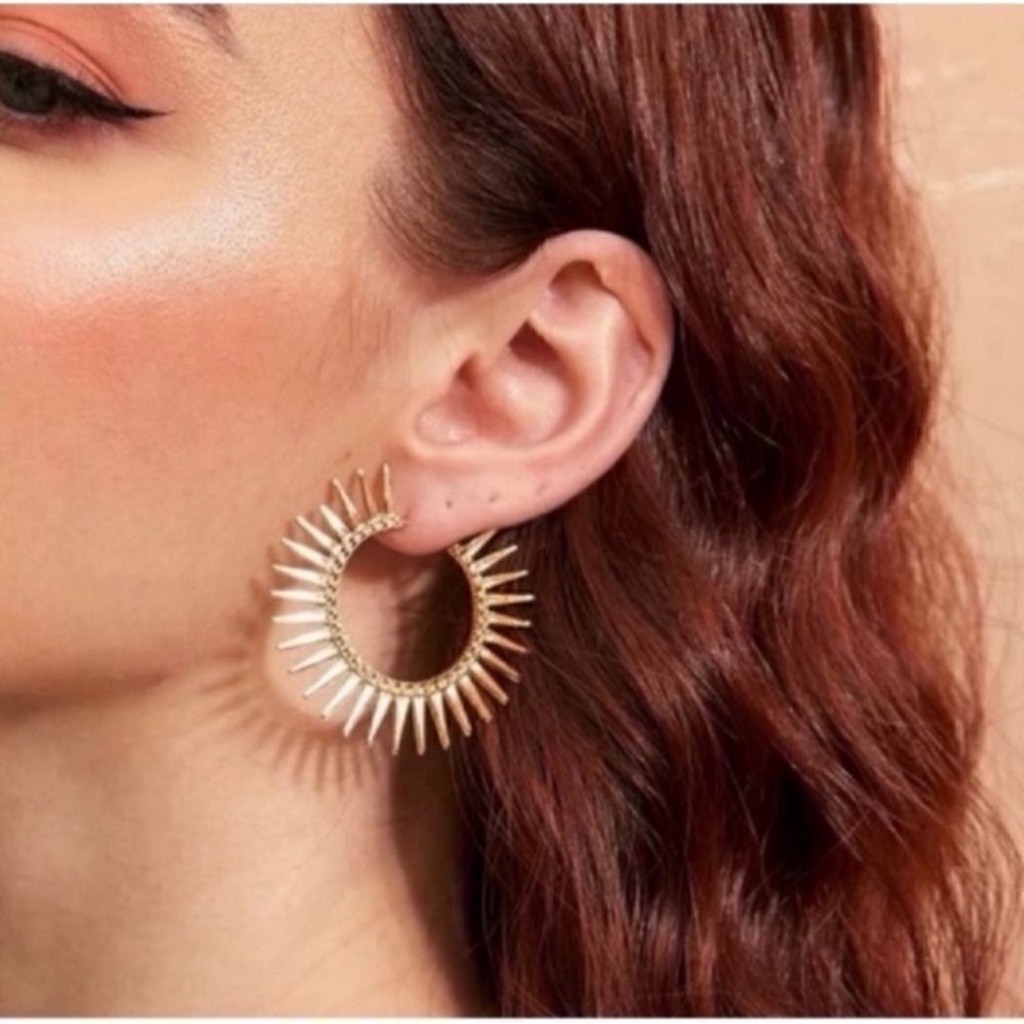 Sun Radianthoopearrings708